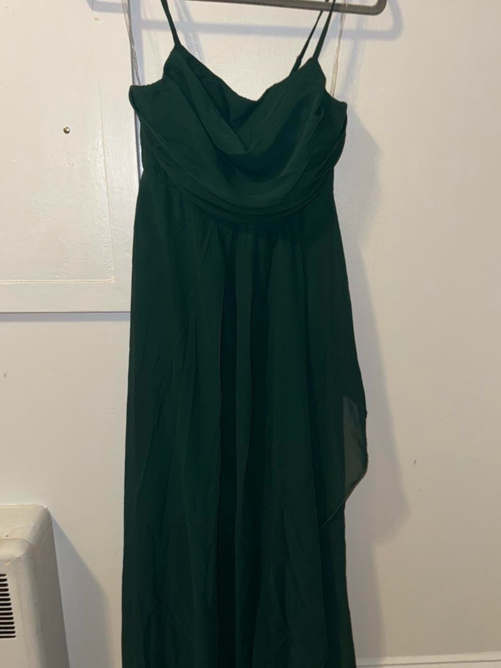Forest Green Spaghetti Strap Maxi Dress
